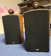 B & W B&W Bowers Wilkins Bookshelf Speakers Nautilus 805 Cherry LQQK  picture