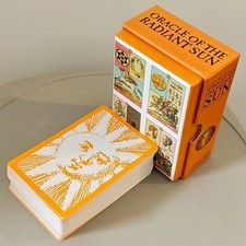 Oracle of the Radiant Sun Astrology Deck 84 Cards Vintage Illustration Divinatio picture