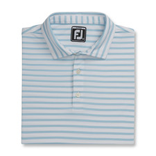 Multiple Colors~Footjoy FJ Junior Fit Golf Polo Stripe Pique Self Collar (logo) picture