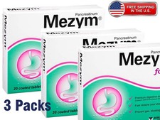 Pancreatin 3500 ,  60 Ct total , mezym , 3 Packs  picture
