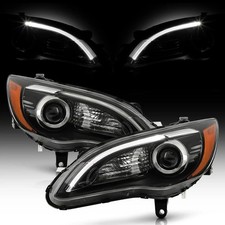 - for 2011-2014 Chrysler 200 Factory Style Black LED DRL Projector Headlights He picture