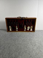 Vintage Chinese Terra Cotta Warrior Chess Set Pieces- Incomplete Set picture