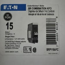 15 Amp Arc Fault Circuit Breaker, Plug-On Neutral. BR115AFC picture
