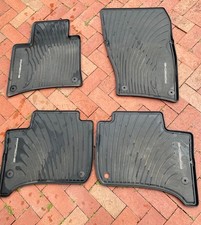 OEM 2011–2018 Porsche Cayenne 958 Rubber All Weather Floor Mats Set Genuine picture