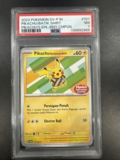 2024 Pokemon Indonesian SV-P Promo #101 Pikachu Batik Shirt picture