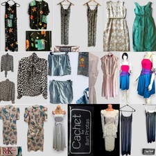 Vintage 50s 60s 70s 80s 90s 12 Piece Dress Resale Clothing Lot Zum Zum Cachet picture