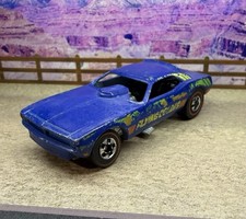Hot Wheels Redline 1974 Flying Colors Top Eliminator Dark Blue Enamel, Vintage picture