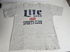 Vintage 90’s Miller Lite Beer T-Shirt XL Single Stitch Gear For Sports USA  picture