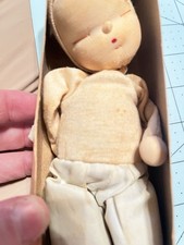 Vintage Shackman Cloth Sleepy Baby Doll 1957 Japan Approx 7