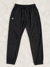 Gymshark Women’s Black Performance Joggers Medium Tapered Athletic Pants picture