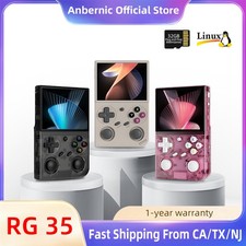 ANBERNIC RG 35 Handheld Retro Game Console 3.5'' IPS Screen Linux Dual Joystick picture