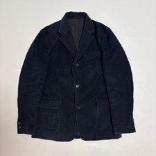 PHIGVEL Moleskin Tailored Jacket Black Size 36 picture
