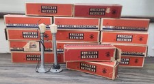 POSTWAR LIONEL #71 LAMP POSTS X 16, BOXED~ UNTESTED NEW OLD STOCK picture