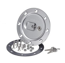 Sparco Locking Fuel Cap in Brushed Aluminum Part 27004OA picture