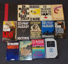 Lot 14 Ed McBain VTG HB Books Signed 1st Edition 87th Precinct Death of a Nurse picture