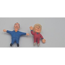 Vtg 1993 Shining Time Station Bend-Ems Figures Tito & Tex Just Toys Jukebox Band picture