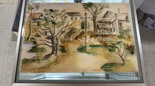 signed Original Watercolor 12x18 Dated 1961 picture