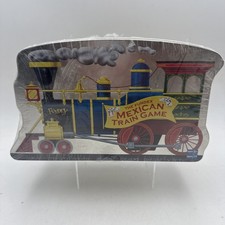 New Fundex Mexican Train Game Dominos Electronic Sound 3D Hub Metal Tin 2002 picture