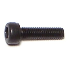 3mm-0.5 x 12mm Black Oxide Knurled Hex Socket Cap Screws (10 pcs.) picture