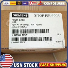 New Siemens SITOP PSU100S 24 V/5 A power supply 6EP1333-2BA20 6EP13332BA20 picture