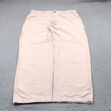 Lost Industries Mens 38 Corduroy Carpenter Pants Baggy Skater Beige Y2K Grunge picture