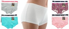 Maidenform Boyshorts Underwear Panty, Women's Cotton Stretch Tagless, 3 Pack picture