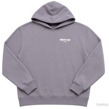 White Fox Boutique Vol.3 Oversized Hoodie Dusty Blue Gray S/M Sweatshirt picture