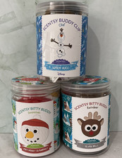 Scentsy Bitty Buddy Olaf Snowman Reindeer Scented Clip Plush Christmas Cozy Set picture