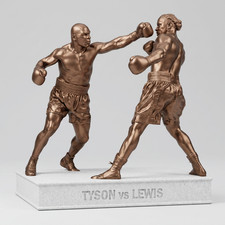Lennox Lewis vs Mike Tyson Heavyweight - Boxing Collectible Statue picture
