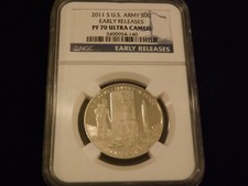 2011-S    US ARMY   Early Releases    NGC PF 70 picture