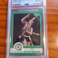 1984 Star 7 Larry Bird PSA 8 Boston Celtics 🔥🔥🔥💎💎💎 picture