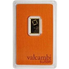 2.5 Gram Valcambi .9999 Fine Gold Bar in Assay picture