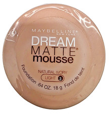 NEW Maybelline Dream Matte Mousse Foundation-NATURAL IVORY LIGHT 3 picture