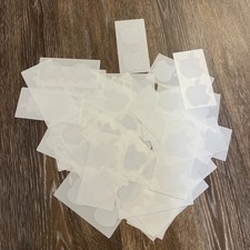 Lot 100pcs Authentic Apple White Logo Sticker Decals iPod iPad iPhone Stickers picture