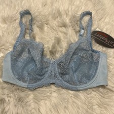 Le Mystere 34DD Bra Blue Rogue Collection Tornado Underwire Back Close 91034 NEW picture