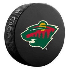 Minnesota Wild Basic Official NHL Slovakia Hockey Souvenir Game Puck picture