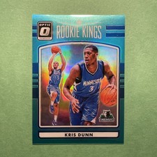 2016-17 Panini Donruss Optic Rookie Kings Aqua Prizm /25 Kris Dunn #5 RC picture