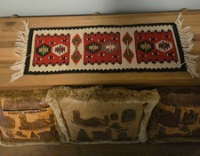 HANDWOVEN MIDDLE EASTERN KILIM / FLATWEAVE TABLE RUNNER picture