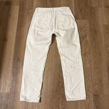 Toteme Jeans Womens 28 x 32 Denim Pant Twisted Seam Jeans White Casual Ladies picture