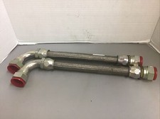 Lot Of 2 Aeroquip Stainless Braided Hose FA4425MMM0143, 15