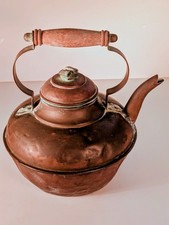 RARE 19thC Jabez Burns & Sons Copper Coffee Cupping Kettle - NYC History picture