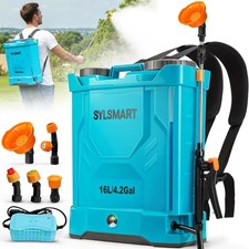 Mochila fumigadora eléctrica 4 gal 120PSI ligera con 5 boquillas picture
