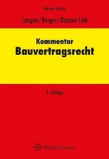 Werner Langen / Kommentar Bauvertragsrecht9783804156470 picture