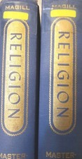 MASTERPIECES OF CHRISTIAN LITERATURE Summary Form 1960s Frank Magill 2 Vol Set picture
