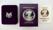 1988-S American Eagle $1 Proof Silver Coin 0.999 One Ounce OGP COA picture