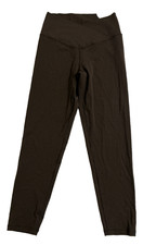 OFFLINE by Aerie Real Me Hi-Rise 7/8 Leggings Women's Large Brown Crossover NWT picture