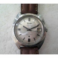 Wyler Dynastar Incaflex 25J Auto Men's Watch Preowned, Working, Calendar Issue picture