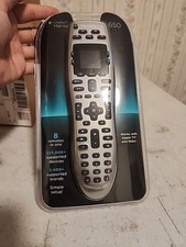Logitech Harmony 650 Universal Color Screen Remote Silver New EZ Open picture