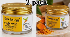 The Crème Shop Turmeric Gelée Overnight Face Mask, Soothing Antioxidant 2.36Oz picture