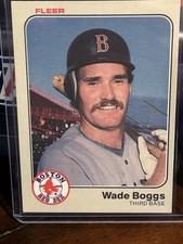 1983 Fleer Wade Boggs #179 RC Rookie Card Boston Red Sox HOF - Near Mint picture